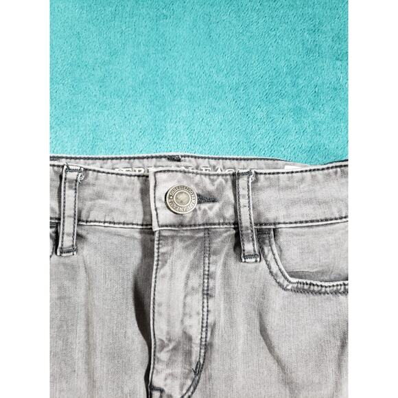 American Eagle Jeans Size 00 Womens Gray Stretch Denim Pants High Rise Jegging - Picture 7 of 14